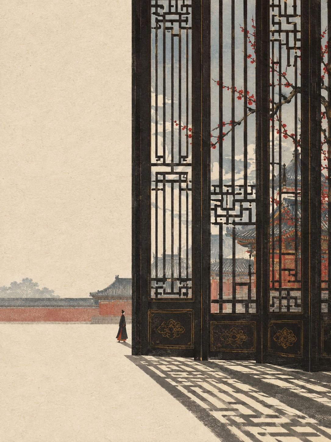 Eastern Aesthetics Illustration: Chinese Megastructure · Example 2