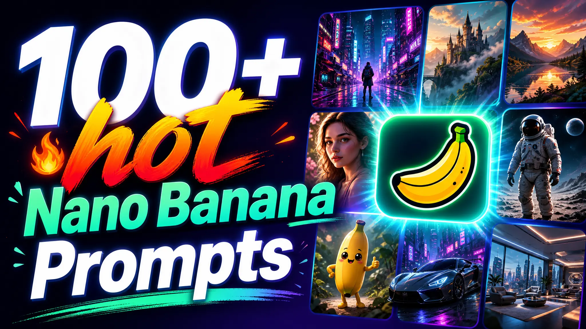 100 Plus Awesome Nano Banana Prompts Copy And Generate Instantly