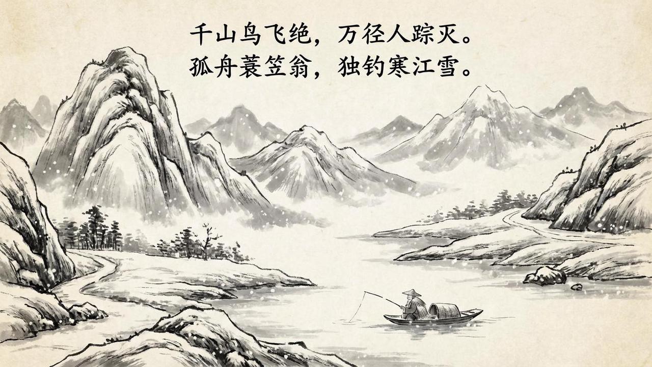中文字体渲染 - 山水画
