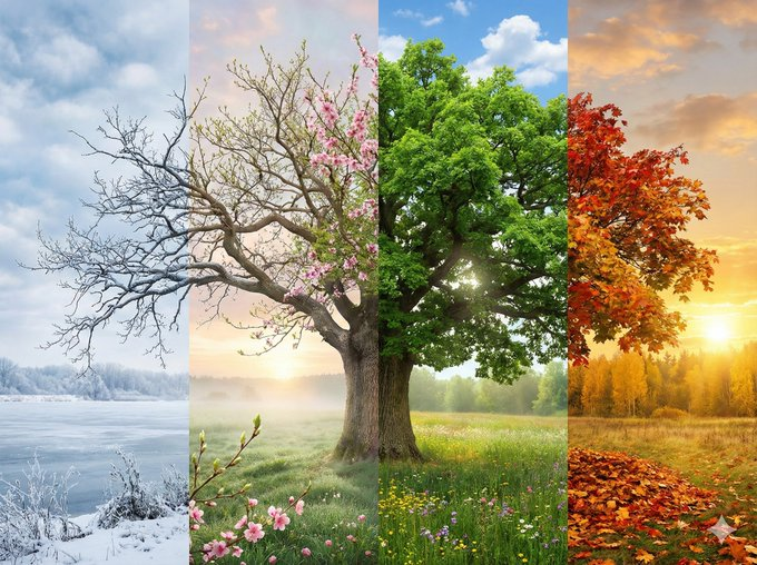 Precise Drawing - Four Seasons