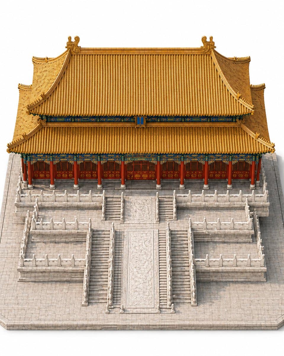 AI 文旅建筑拆解视频生成器