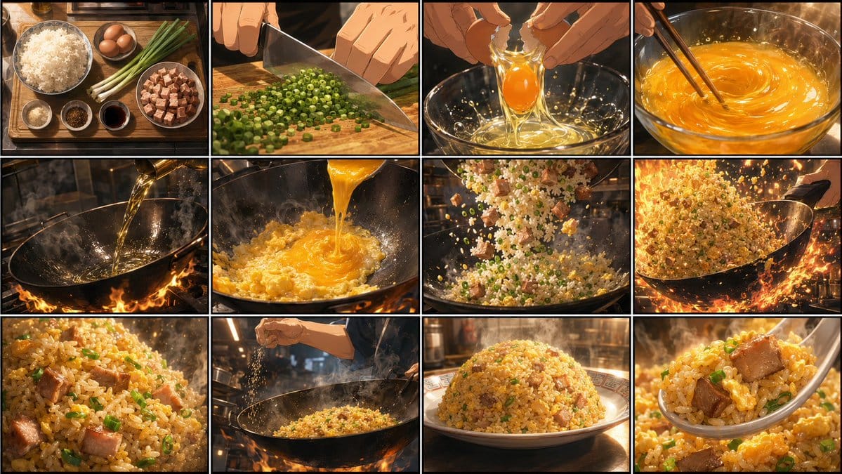 AI Anime Cooking Storyboard to Video Generator