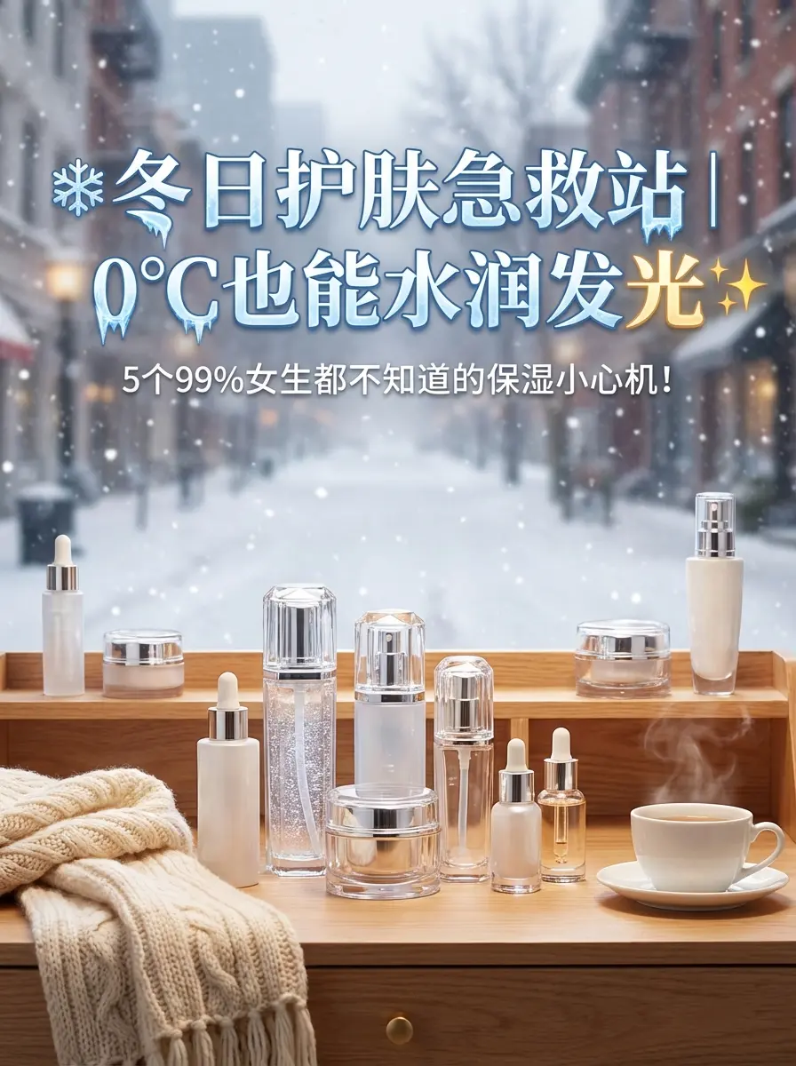 小红书护肤种草封面案例