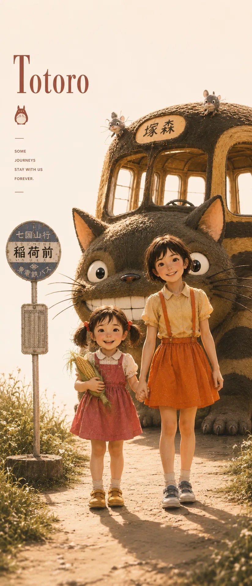 ChatGPT生成吉卜力风格 AI图像 - Cinematic anime portrait
