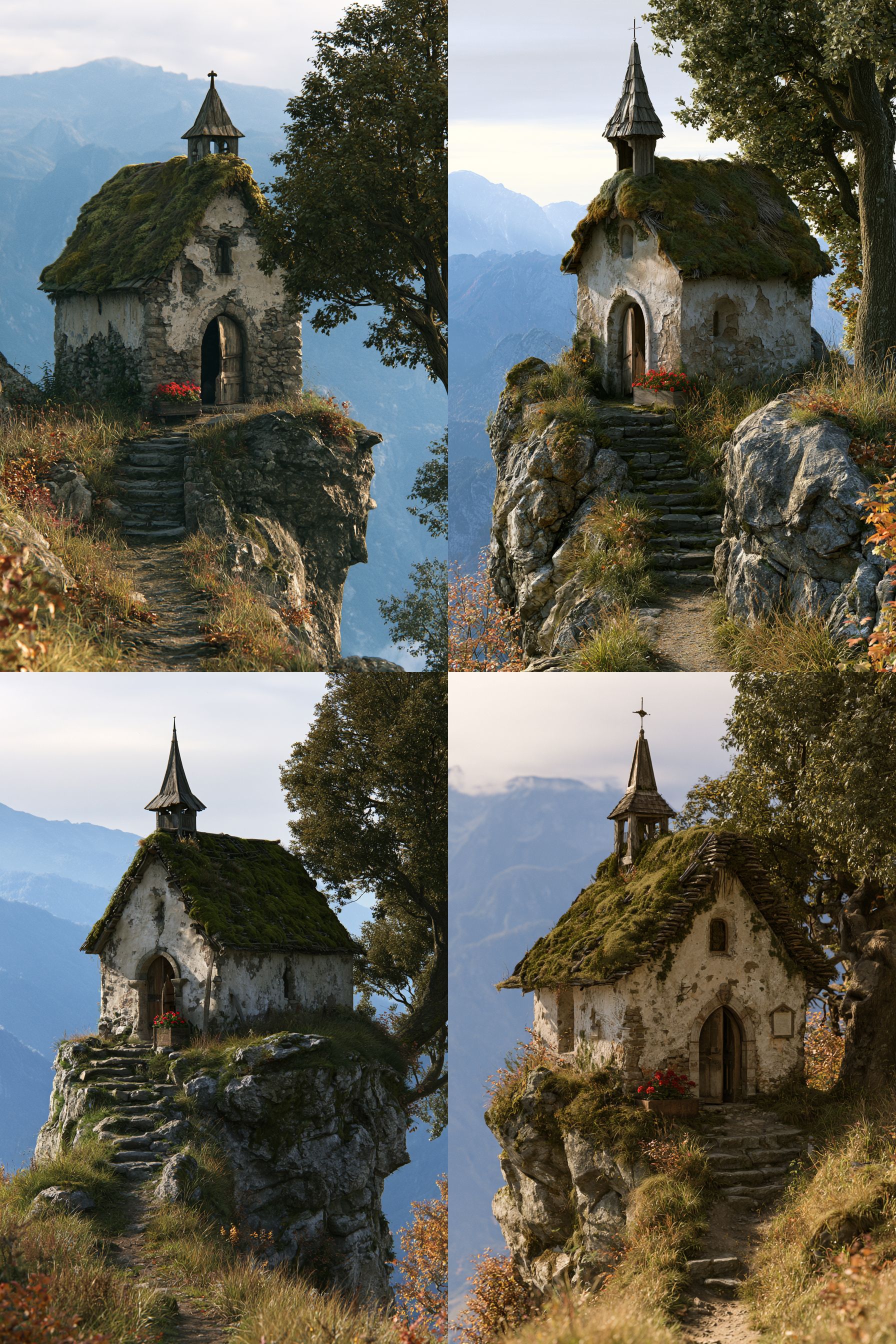 Midjourney V8.2: AI图像审美天花板 - Fantasy Architecture