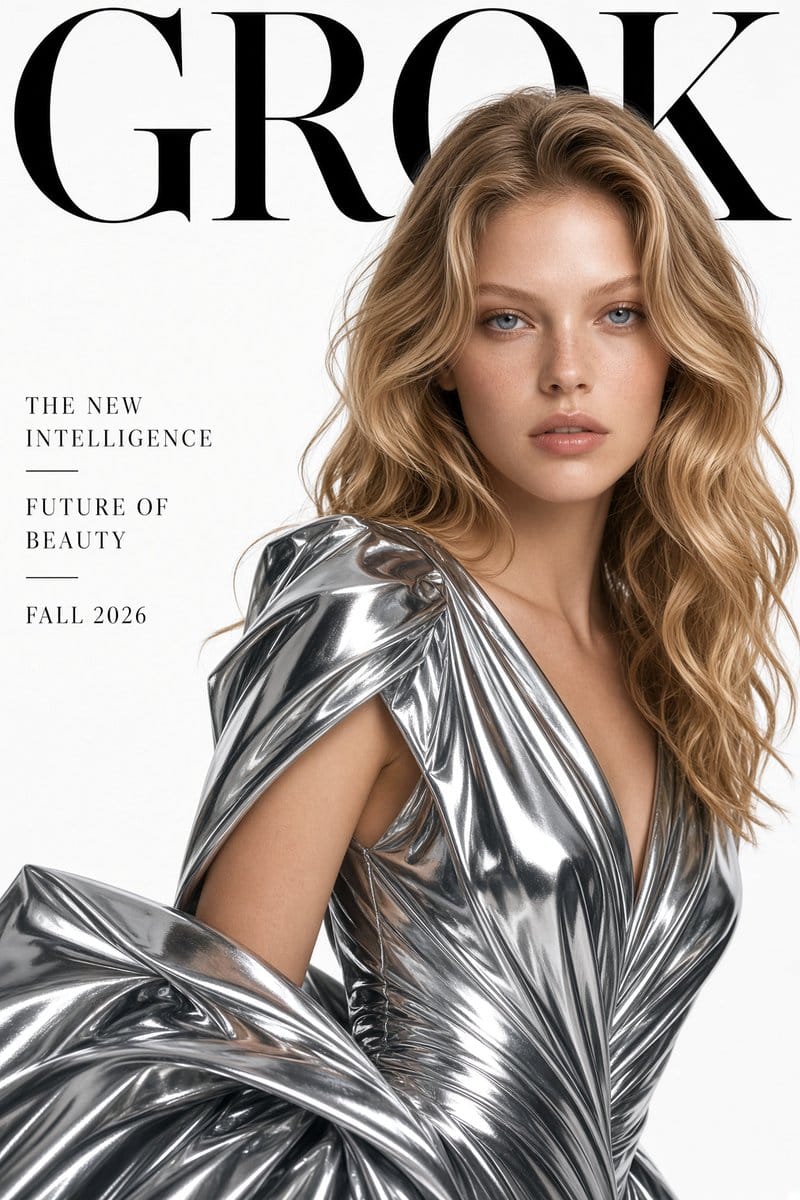 Grok Image 2.0 Generator - Magazine cover