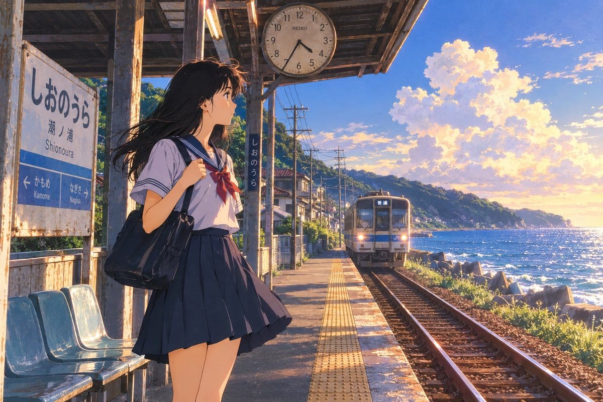 10个全网爆火女生提示词 - Japanese anime illustration 日式动漫