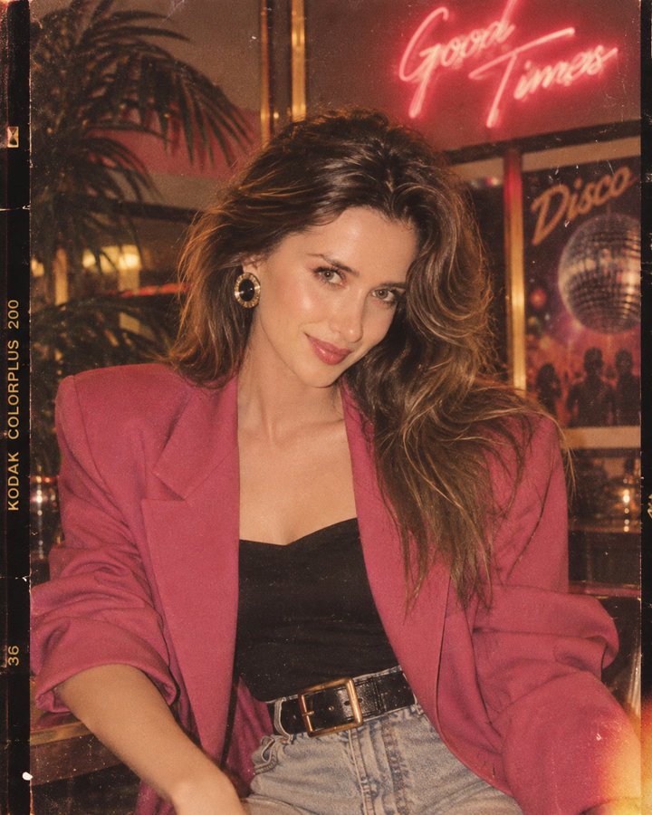 1980s Retro Film Portrait · Example 3