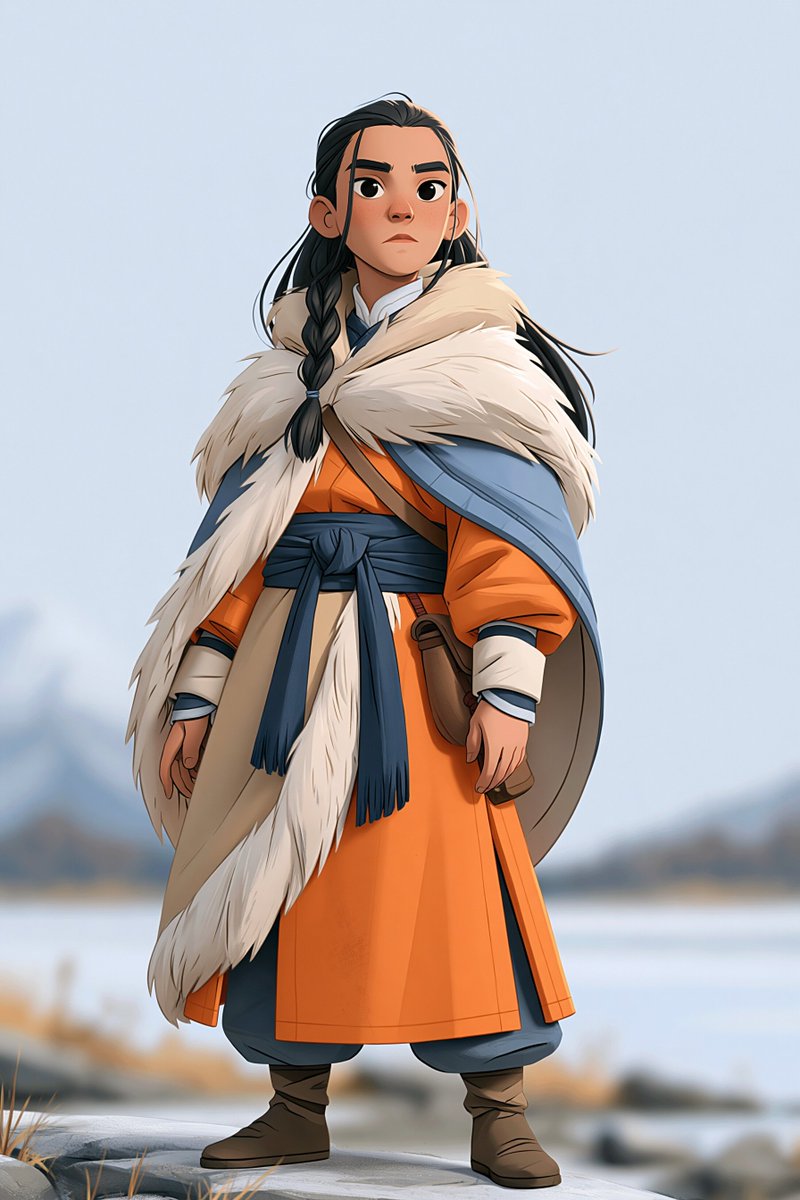 Midjourney角色设计：极简动画叙事风 · 案例 1