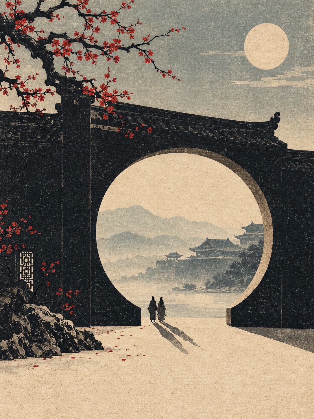 Eastern Aesthetics Illustration: Chinese Megastructure · Example 6