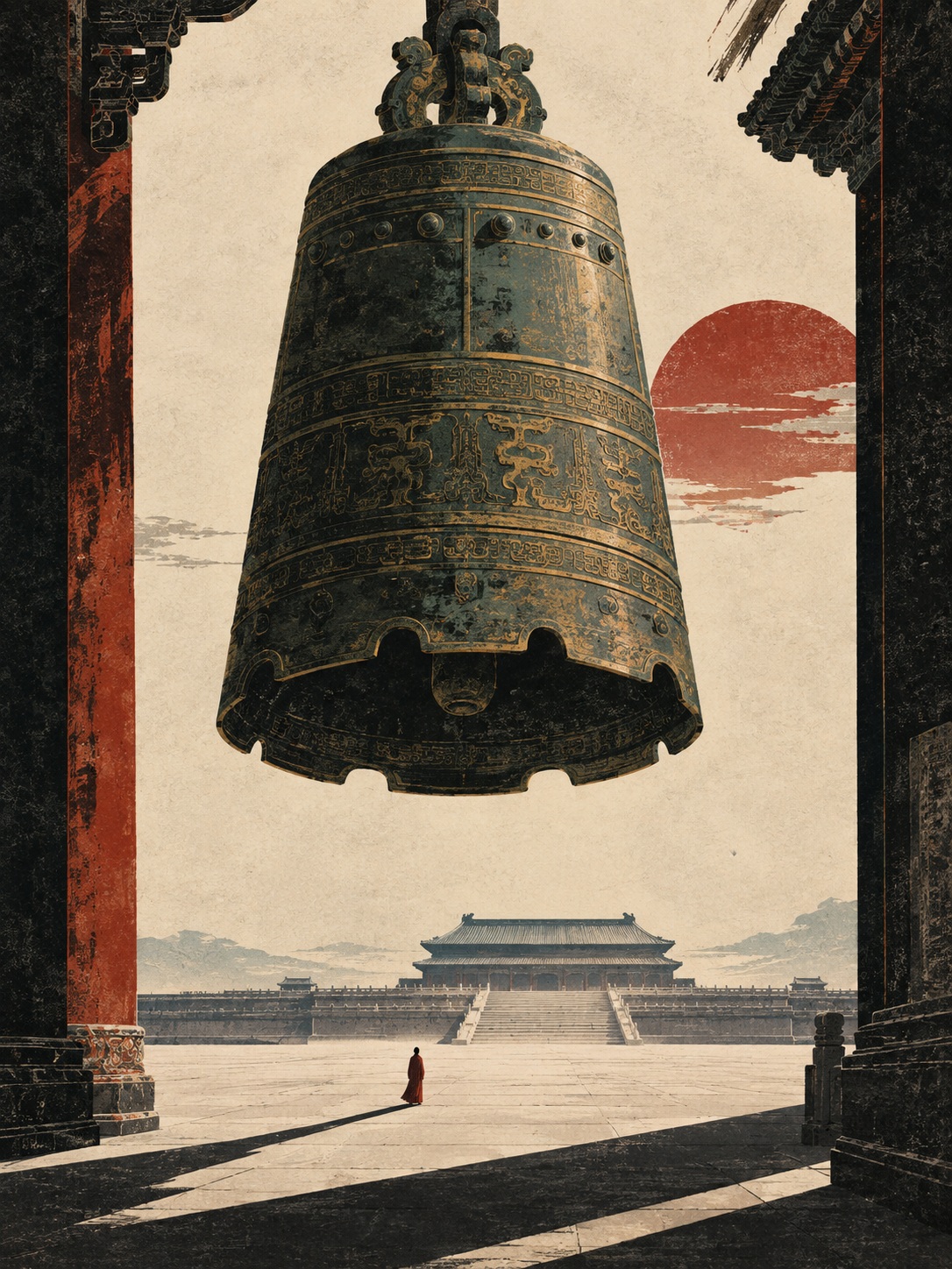 Eastern Aesthetics Illustration: Chinese Megastructure · Example 4