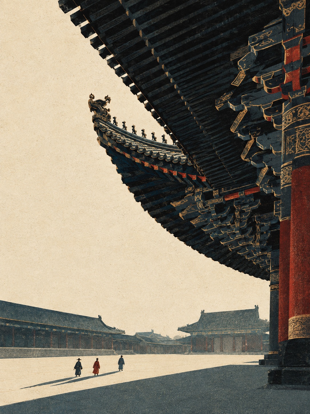 Eastern Aesthetics Illustration: Chinese Megastructure · Example 5