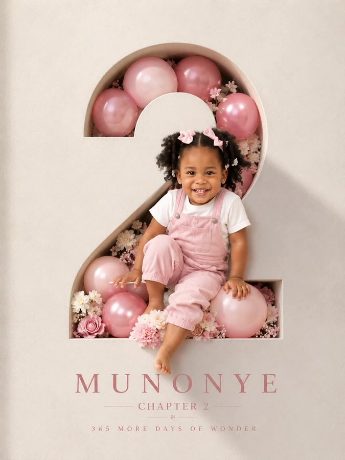 Luxury 2nd Birthday Poster: Chapter Two