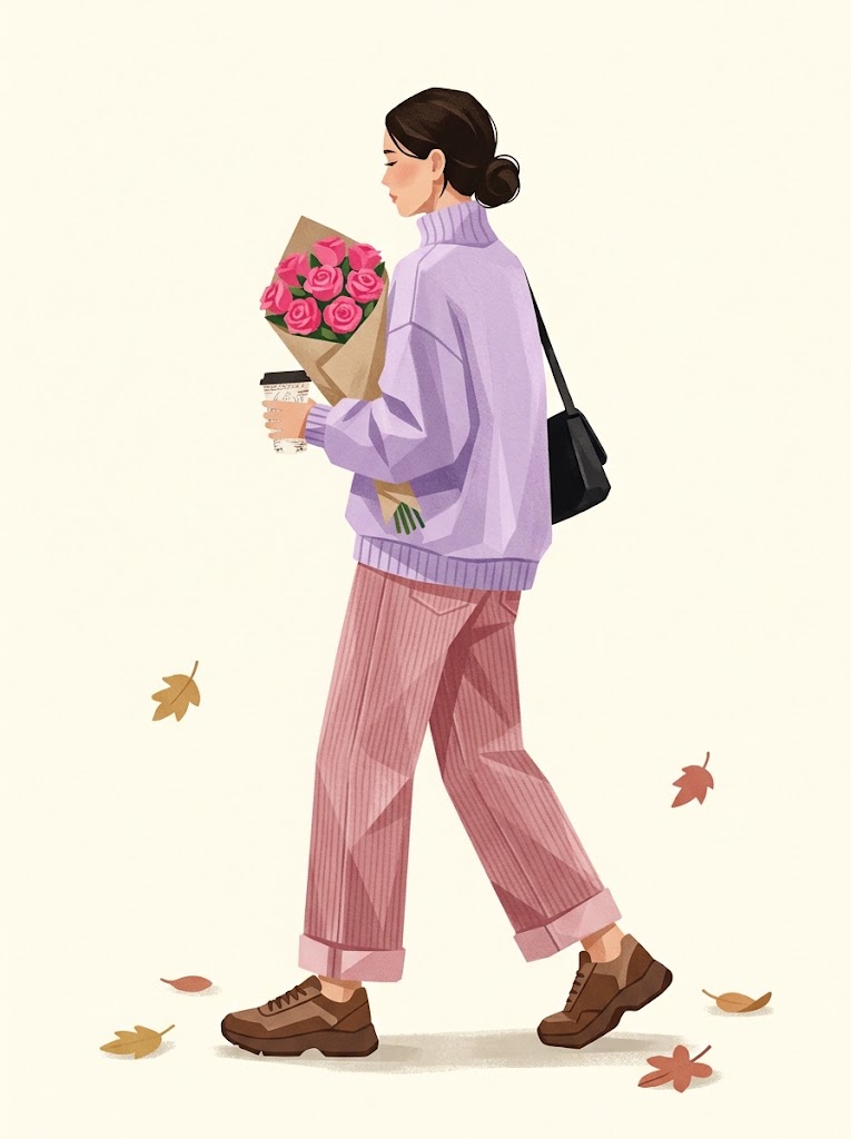 极简几何风现代时尚插画 · 案例 4