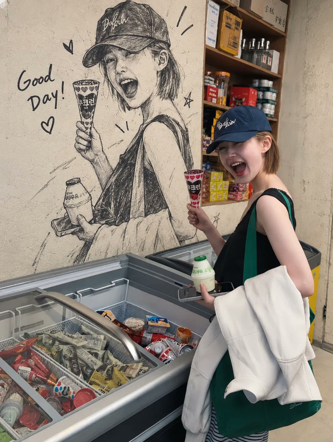 Mural Doppelgänger: Real Life Meets Hand-Drawn Counterpart · Example 2