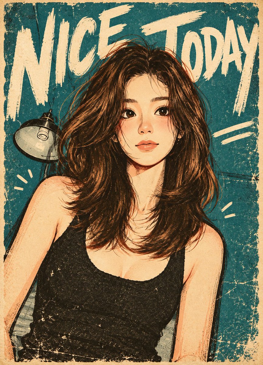 照片转复古插画海报：夸张漫画与油墨印刷质感 · 案例 2