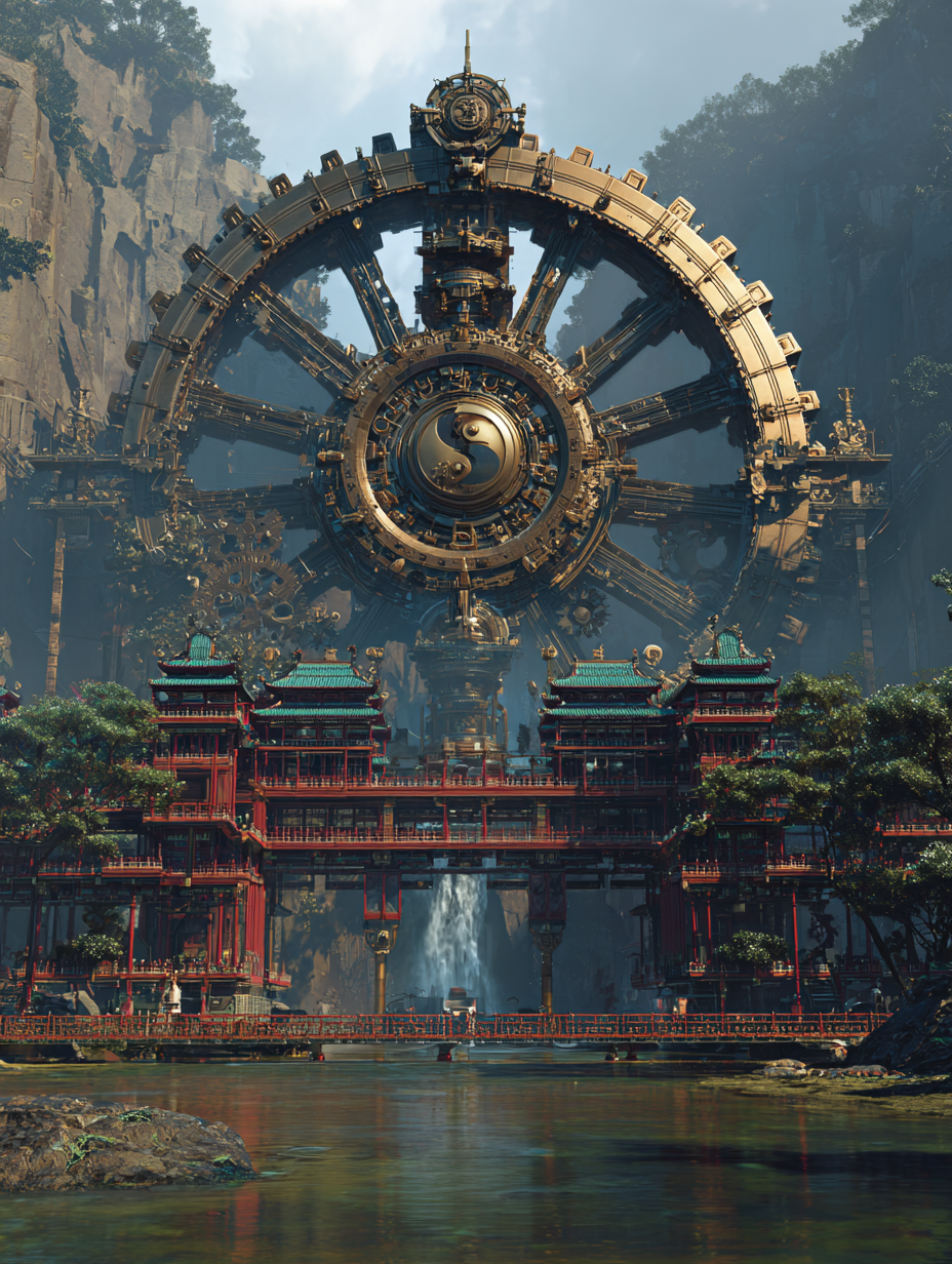 Steampunk Ancient China: Mechanical Song Palace